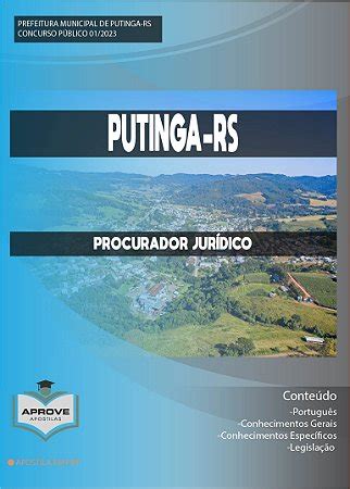 APOSTILA PUTINGA PROCURADOR JURÍDICO Aprove Apostilas