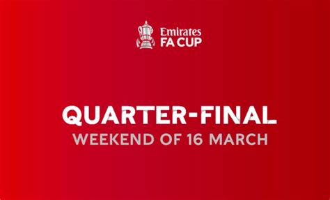 FA CUP QUARTER-FINALS 2024 ON BBC AND ITV