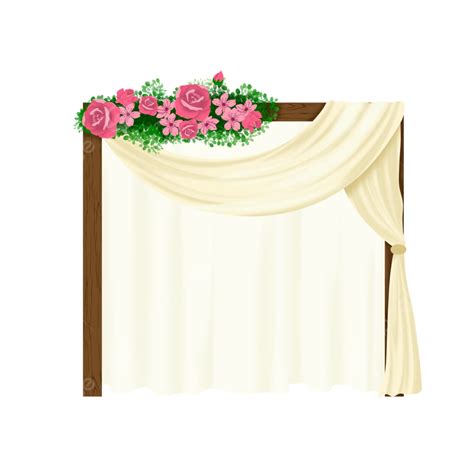 Fondo De Boda Con Flores Rosas Png Dibujos Decoraci N Boda Fondo Png