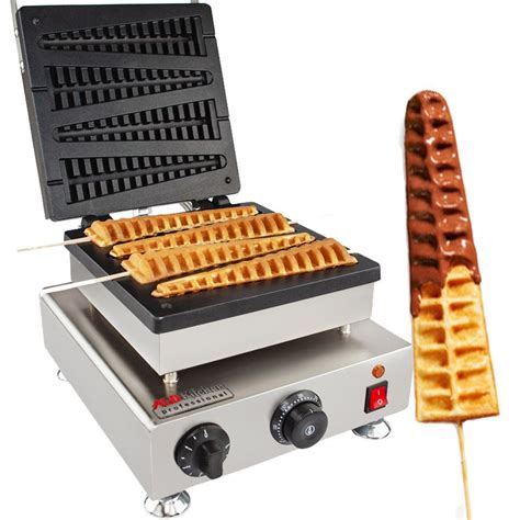 Lolly Stick Waffle Maker ALDKitchen 110V Commercial Quality