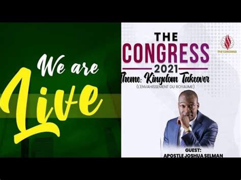 The Congress 21 With Apostle Joshua Selman Douala Cameroon YouTube