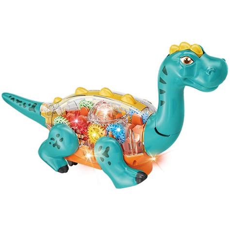 Brinquedo Bate E Volta Dino Azul Dm Toys Dmt Starhouse Mega Store