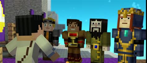 Nervous Townsman X Jesses Gang Nervous Townsgang Minecraft Story