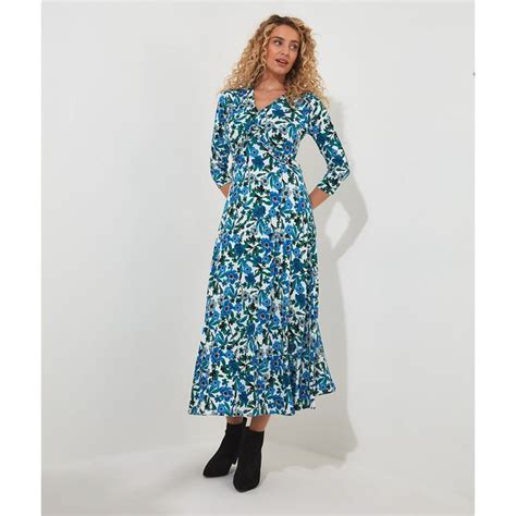 Laura Floral Print Dress Blue Joe Browns La Redoute