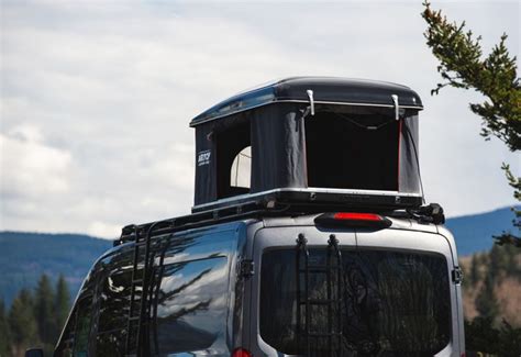 Custom Built Vans Outside Van Peak Series Roof Top Tent Sprinter