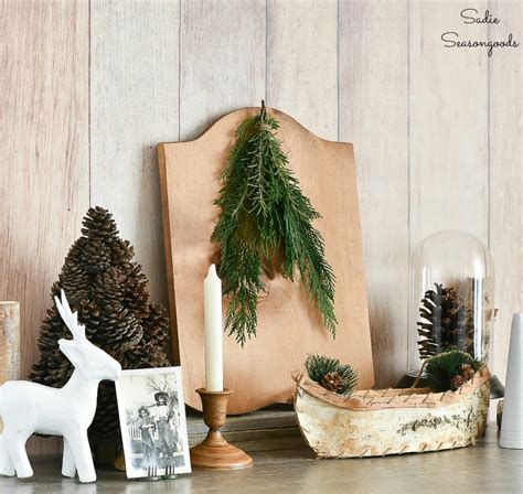 Winter Cabin Decor from the Thrift Store with Some DIY!