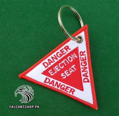 Danger Ejection Seat Aviation Keychain Red Falcons Shop Online