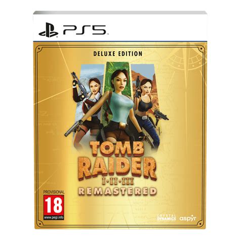 Tomb Raider I III Remastered Deluxe Edition PS5 PlayStation 5