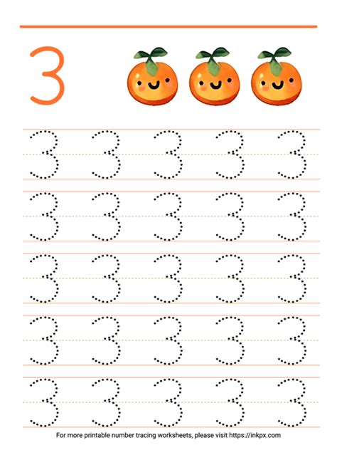 Free Number 3 Tracing Worksheet Download Free Number 3 Tracing Worksheet Png Images Free