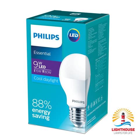 Jual Lampu Led Bulb 9w 9 Watt Philips Essential E27 Cool Daylight