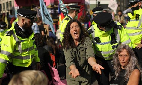 Demonstrators Take Part In Climate Campaign Group Extinction Rebellion