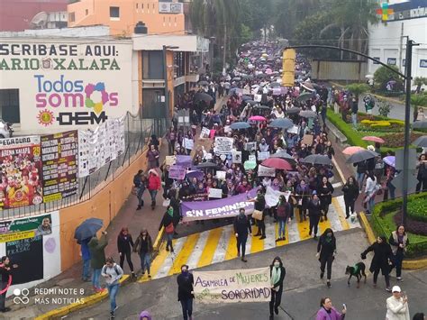 Miles Marcharon En Xalapa En El Día Internacional De La Mujer MÁsnoticias