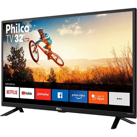 Smart TV LED 32 HD Philco PVT32G52S 2 HDMI 1 USB Wi Fi Netflix