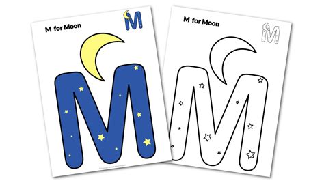 Free Printable Letter M Craft Template Simple Mom Project