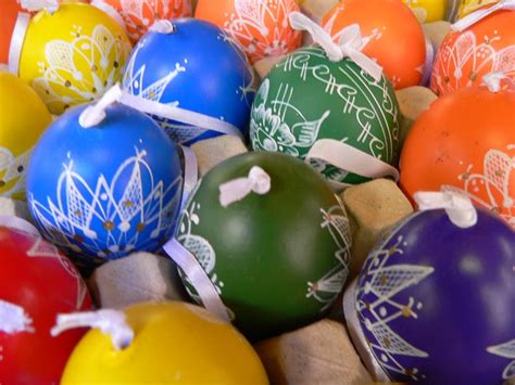 Easter Market Slovakia Decorated Eggs