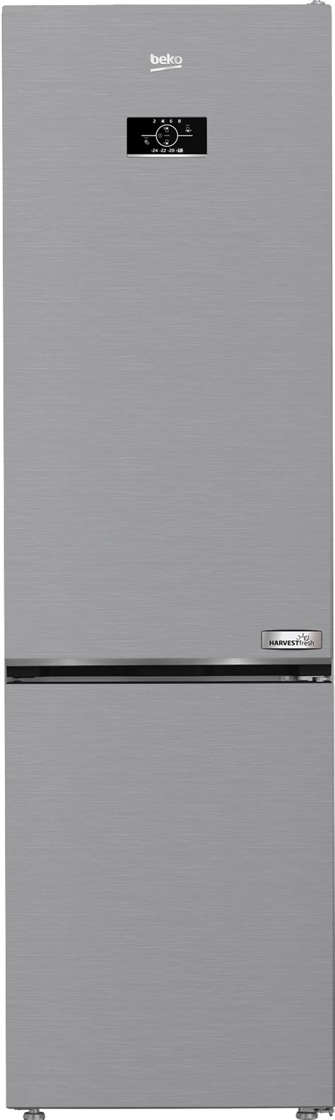 Lodówka Beko B3RCNA404HXB z zamrażalnikiem dolnym 203,5 cm Srebrna od ...