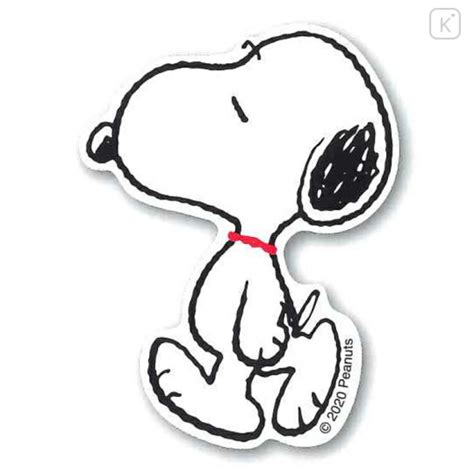 Japan Peanuts Vinyl Deco Sticker Snoopy Kawaii Limited