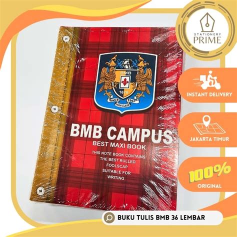 Jual Buku Tulis Bmb Campus Lembar Pack Isi Buku Shopee