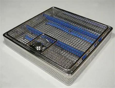 Retail Stainless Steel Wire Mesh Surgery Containers Disinfection