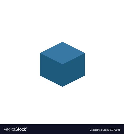 Block Icon Simple Element From Blockchain Icons Vector Image