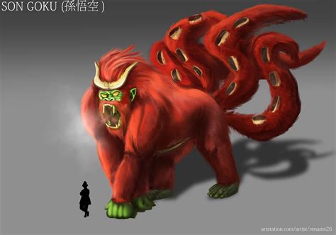 Four Tails Son Goku