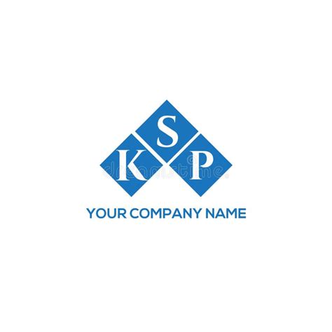 KSP Letter Logo Design on White Background. KSP Creative Initials ...