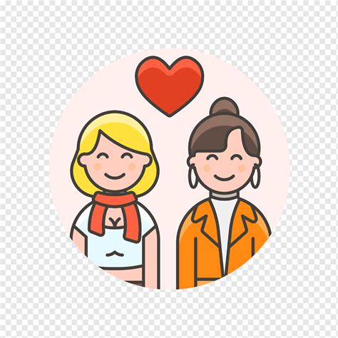 Couple Lesbian Love Lgbt Illustrations Icon Png Pngwing