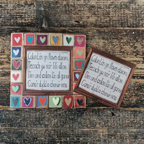 Calon Lan Square Magnet Card End Of Line Driftwood Designs