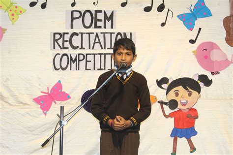 Poem Recitation Competition Shishya Public School