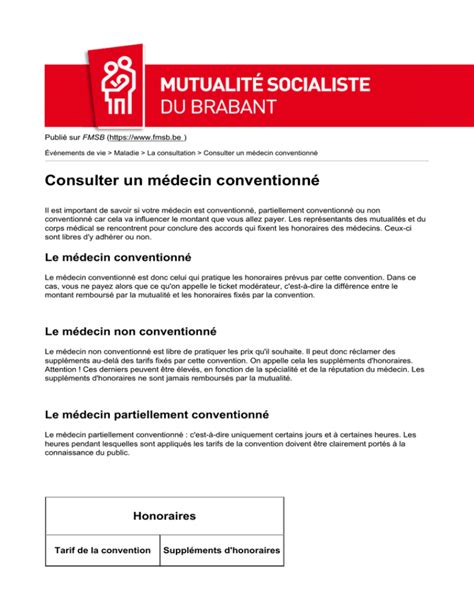 Consulter Un M Decin Conventionn