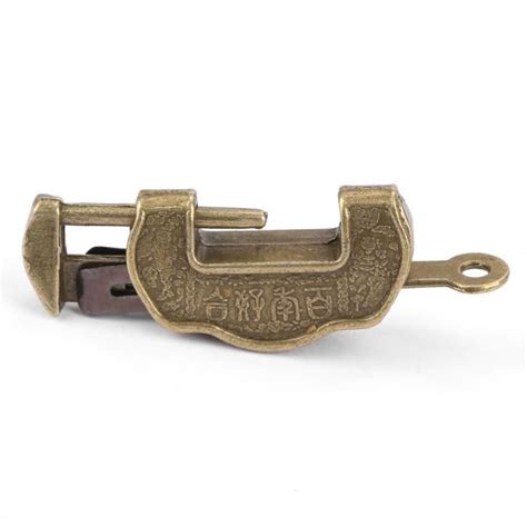 EJ life serrure antique Cadenas vintage chinois antique clé de