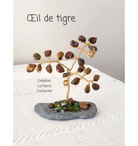 Arbre de vie mini en Œil de tigre