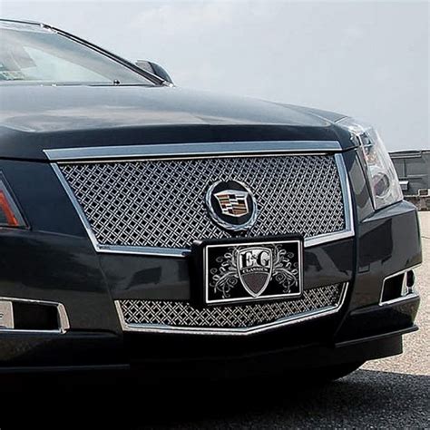 Eandg Classics® Cadillac Cts 2011 2013 Classic Dual Weave Chrome Mesh Grille