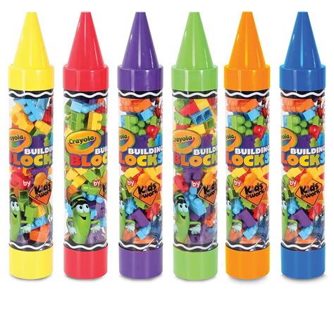 Crayola Kids At Work Building Blocks 105 Pckids And Toys Walmart