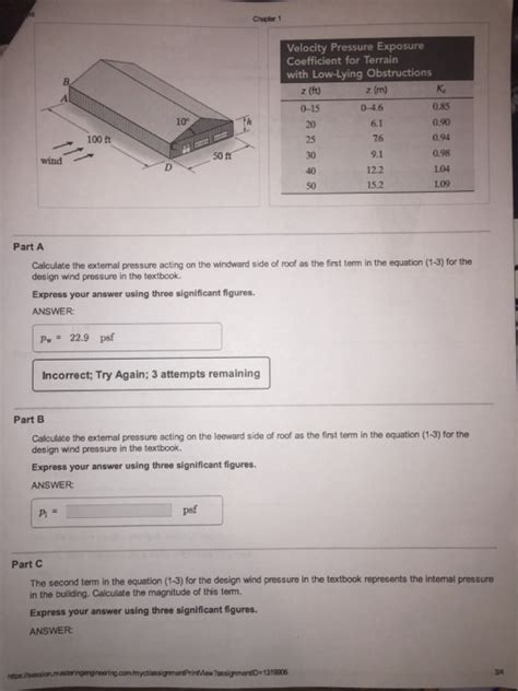 Solved Calculate The External Pressure Acting On The