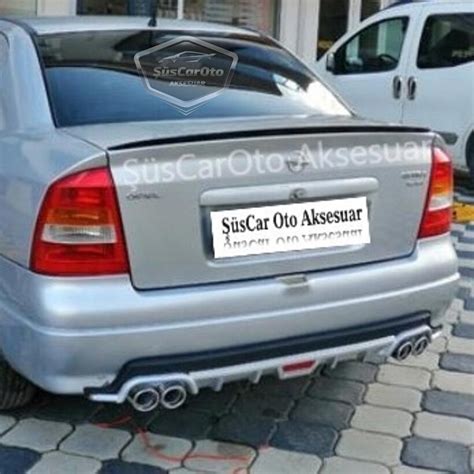 Opel Astra G Bagaj St Spoiler Bagaj Tas Piano Black