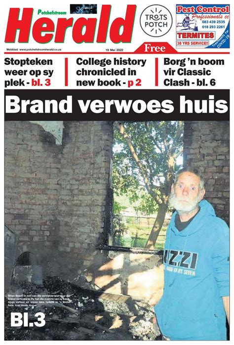 Potchefstroom Herald May 19 2022 Newspaper Get Your Digital Subscription