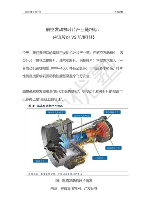 航空发动机叶片产业链跟踪：应流股份vs航亚科技