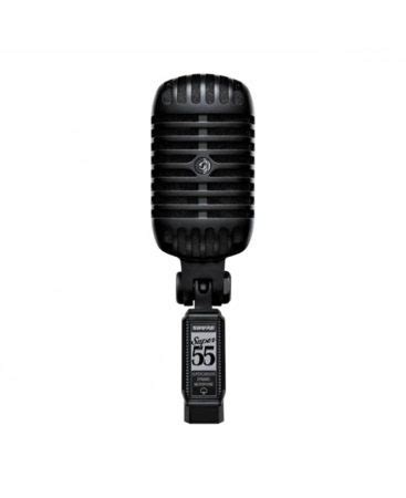 Shure Super Blk Deluxe Vocal Microphone Pitch Black Edition