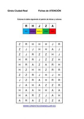 Bateria De Actividades De Atenci N Y Estimulaci N Cognitiva Letras