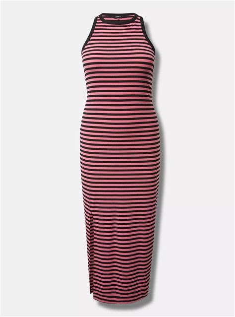 Plus Size - Maxi Rib Bodycon Slip Dress - Torrid