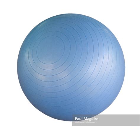 Stock photo - Swiss ball isolated - Paul Maguire