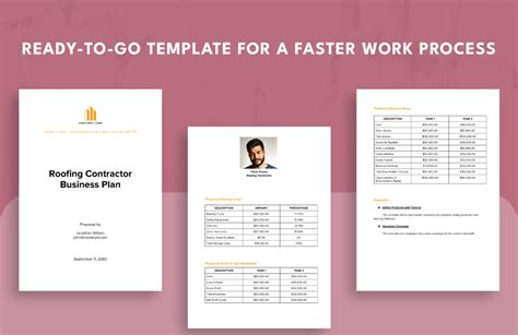 Roofing Contractor Business Plan Template In Word PDF Google Docs