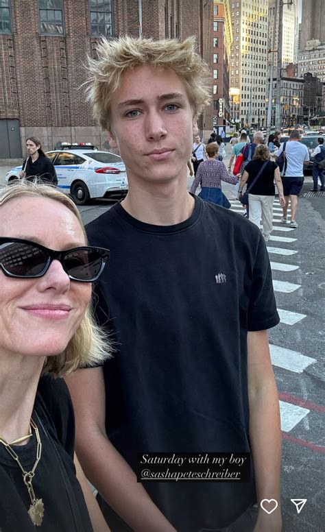 Naomi Watts shares a look at family life with her 17-year-old son in