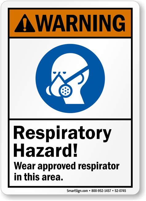 Respirator Required Signs Wear Your Respirator Signs