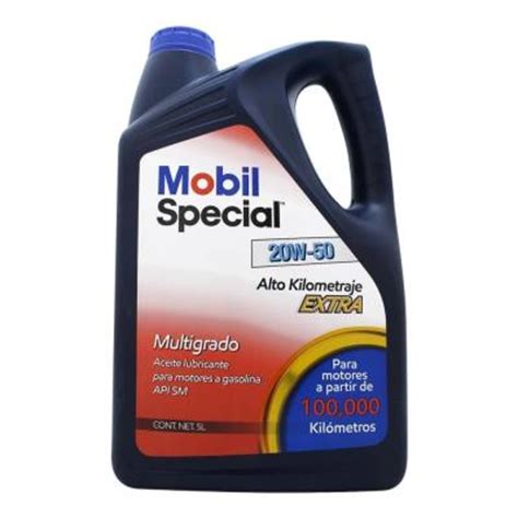 Aceite Para Motor A Gasolina Mobil Special Extra Sae 20w 50 Multigrado