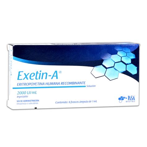 Medically Exetin A 2000 Ui Ml Fco 1ml Solucion Inyectable Farmacia