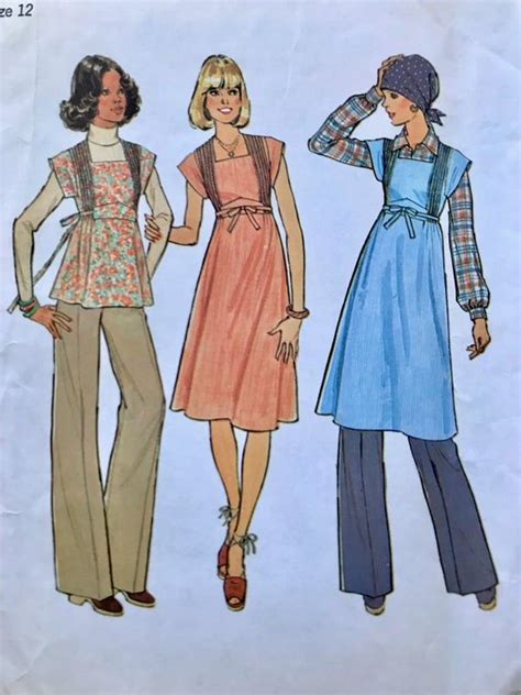 S High Waisted Dress Top Pants Sewing Pattern S Vintage