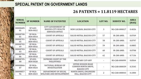 The Overall Land Situation Of Baguio City Issues And Challenges Ppt