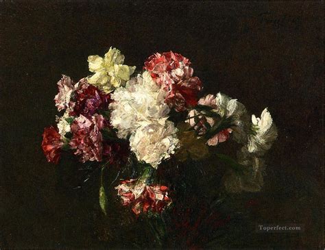 Kunstreproduktionen Nelken Von Henri Fantin Latour France